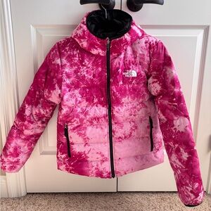 The North Face Girls’ XL Reversible Hooded Down Jacket - gently worn